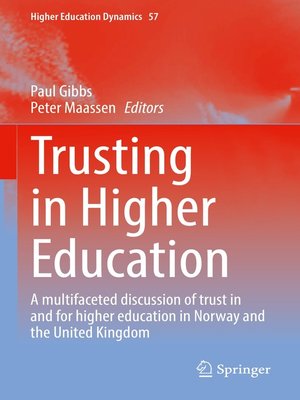 cover image of Trusting in Higher Education